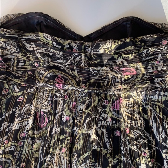 Express Silk strapless Shirt Size 8 super cute - Picture 3 of 8